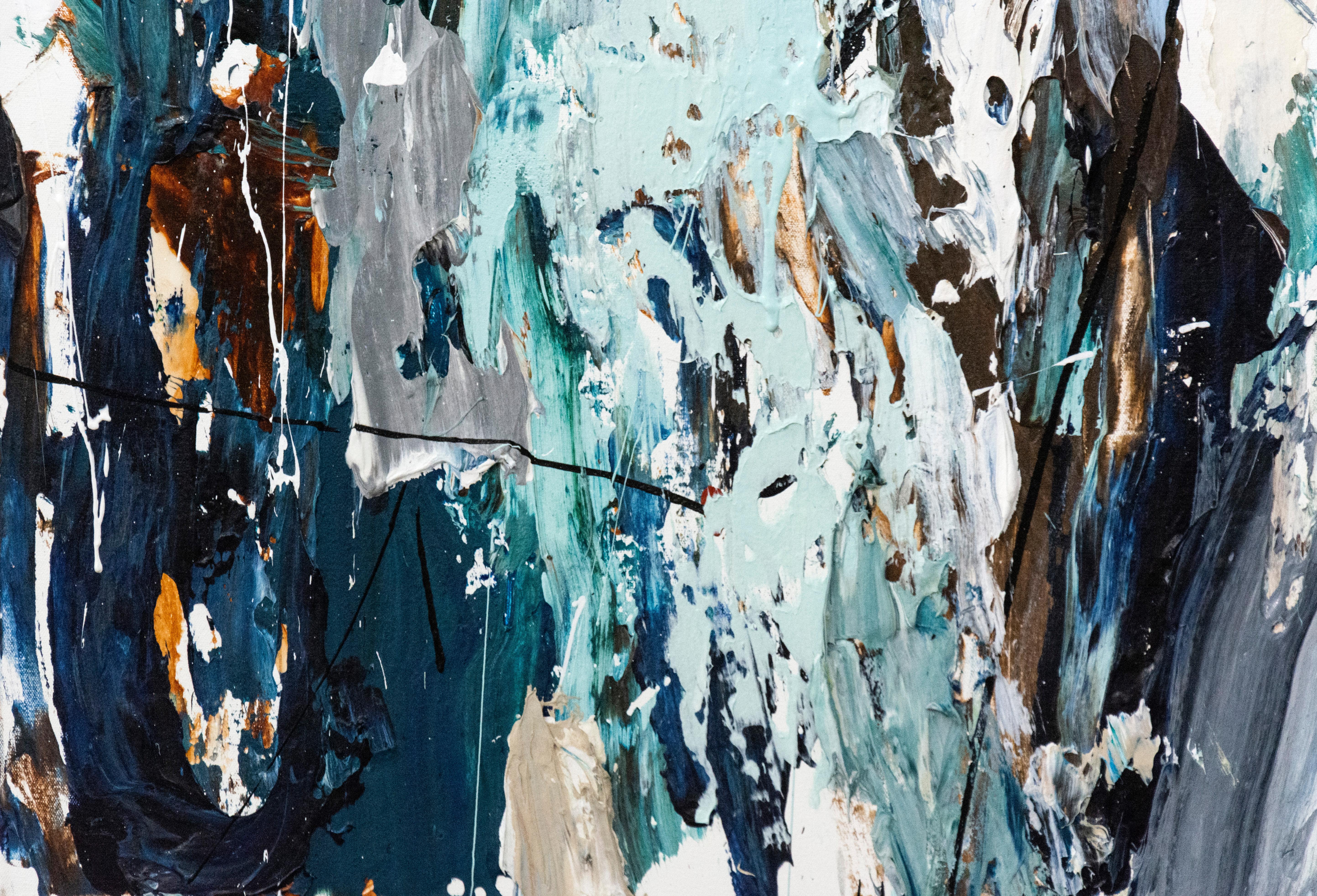 Rushing Water - Contemporary Painting by Adam Cohen
