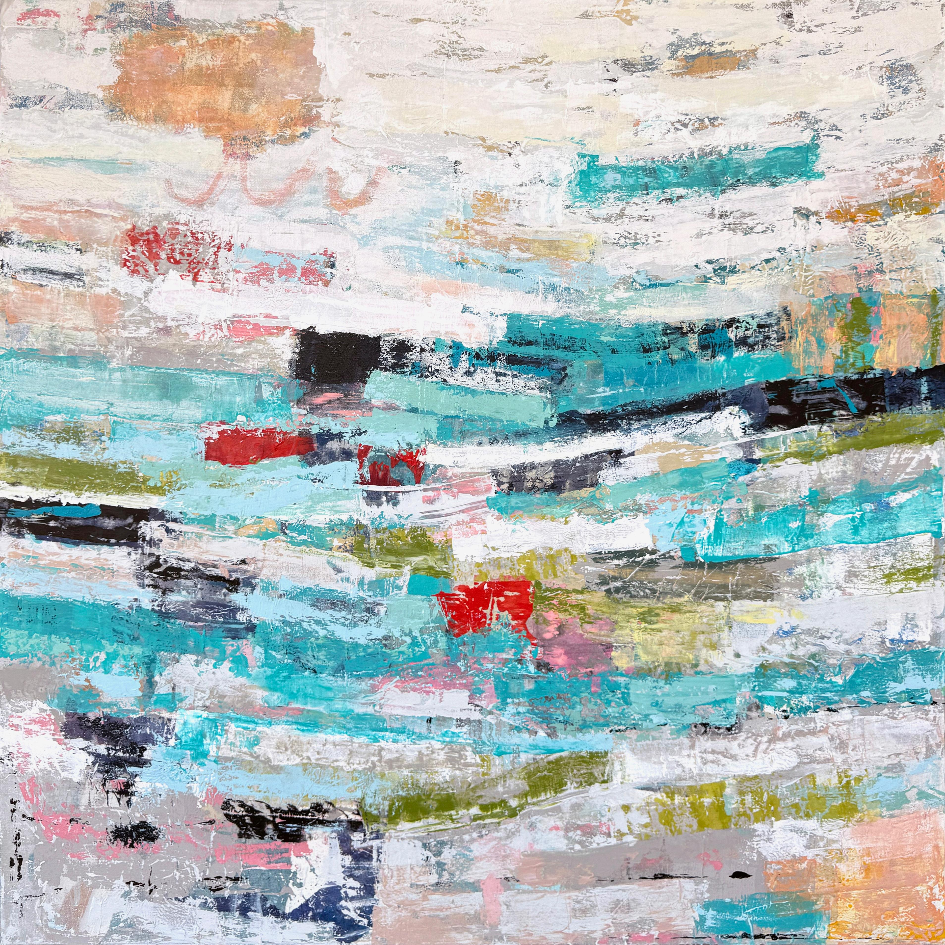 Fließend – Mixed Media Art von Adam Collier Noel