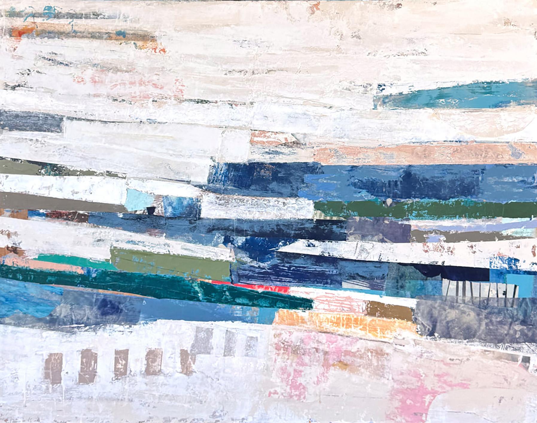 Silent Shore - Mixed Media Art by Adam Collier Noel