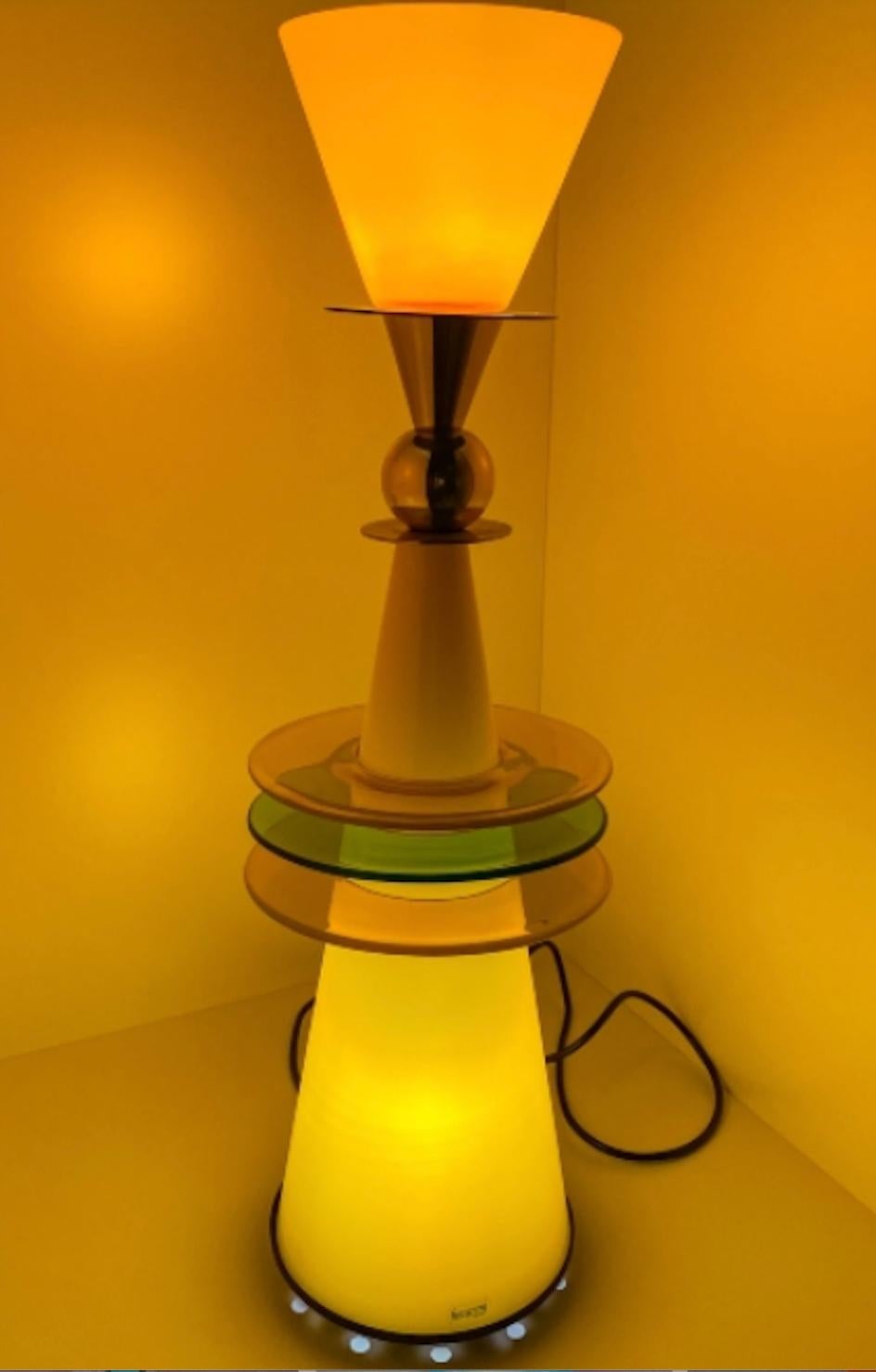Lampe de table en verre soufflé Adam D Tihany & Joseph Mancini K6 ''Wassily'' pour Foscarini en vente 1