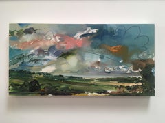 Totally Fictitious Field in Wales just off the A470 - Landscape oil painting