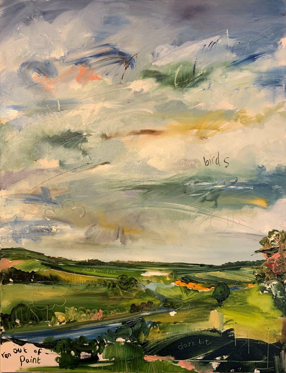Shame there isn't any Wizard of Oz in it - contemporary landscape oil painting