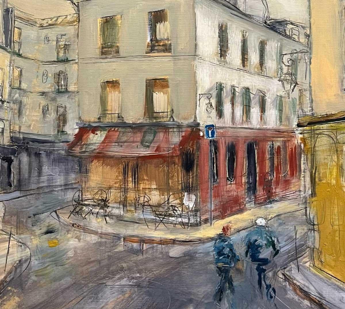 Still in Love au Consulat - Painting de Adam de Ville