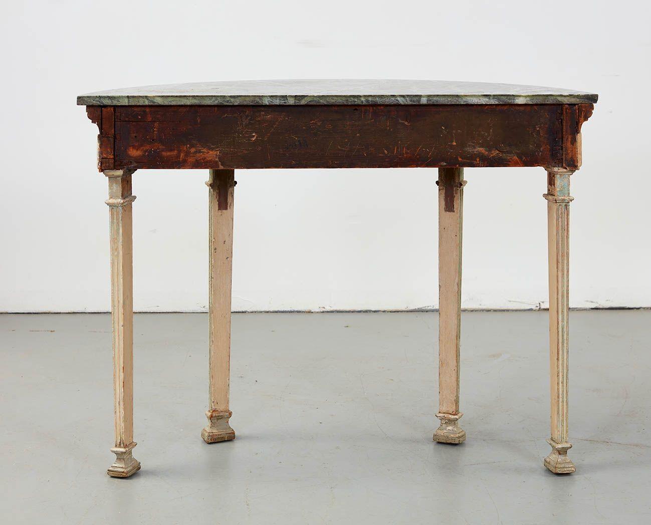 Table Console Adam Demilune en vente 3