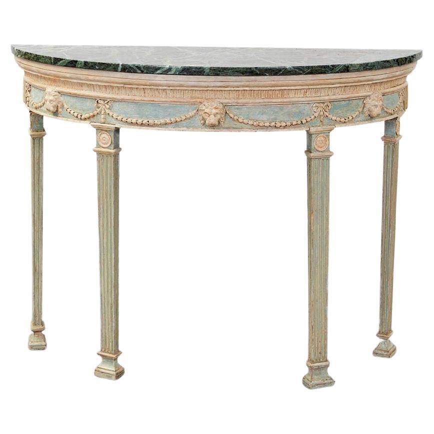 Adam Demilune Console Table