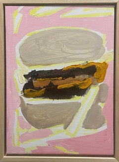 ABSTRACT Figurative Burguer Colors Artwork Contemporary Artist Adam