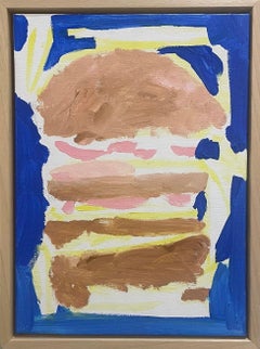 Nueva Obra de Arte ABSTRACT Burguer Colors Artista Contemporáneo Adam Dora