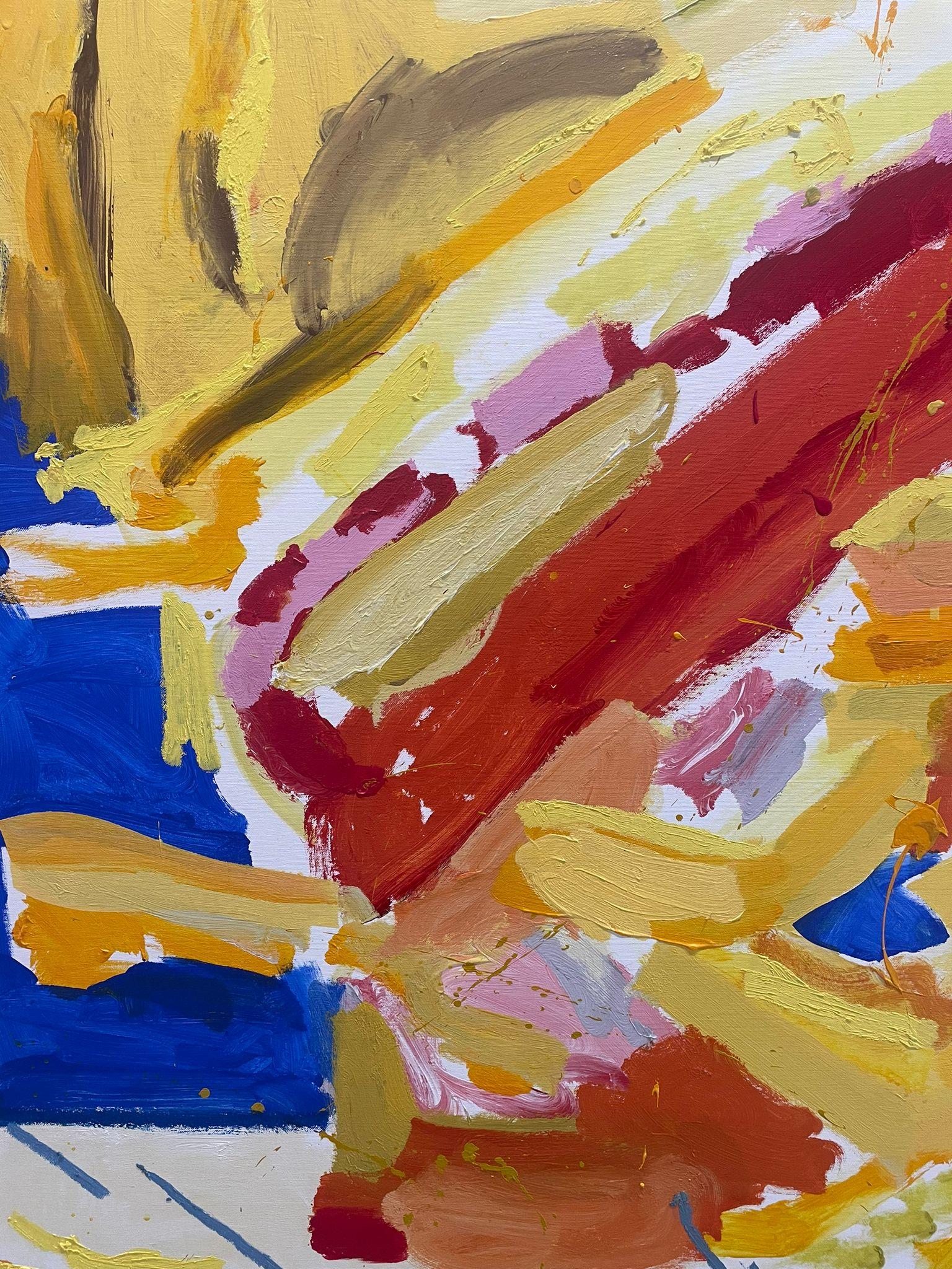 Nuova opera d'arte ABSTRACT Burguer Tower Colors dell'artista contemporaneo Adams Dora 2024 - Painting Astratto di Adam Dora