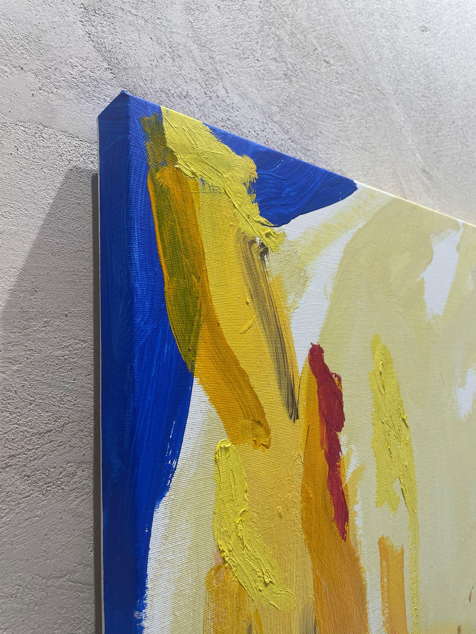 Nuova opera d'arte ABSTRACT Burguer Tower Colors dell'artista contemporaneo Adams Dora 2024 - Abstract Painting Marrone di Adam Dora