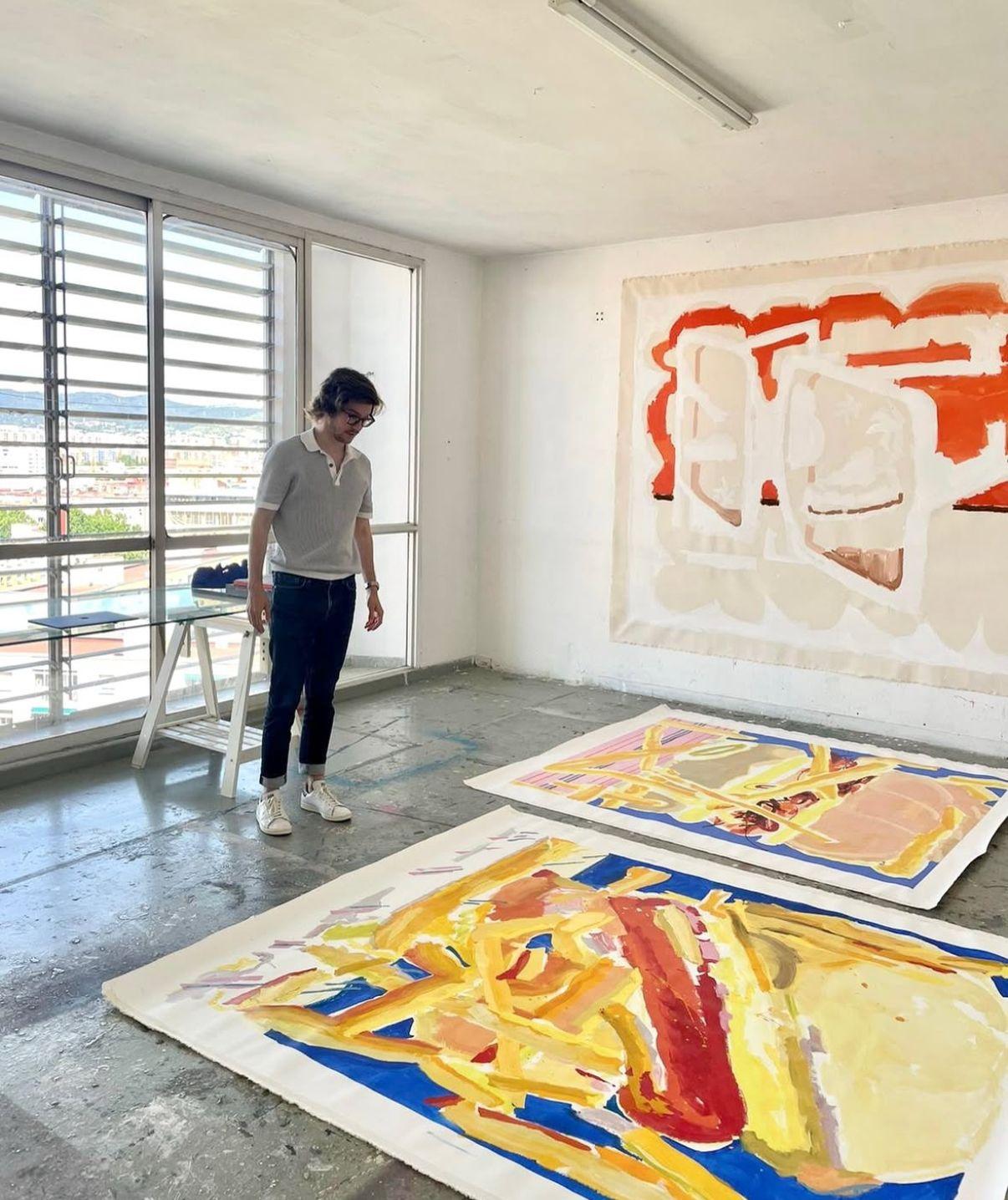 Nuova opera d'arte ABSTRACT Burguer Tower Colors dell'artista contemporaneo Adams Dora 2024 in vendita 3
