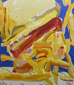 Nueva obra de arte ABSTRACT Burguer Tower Colors del artista contemporáneo Adam Dora 2024