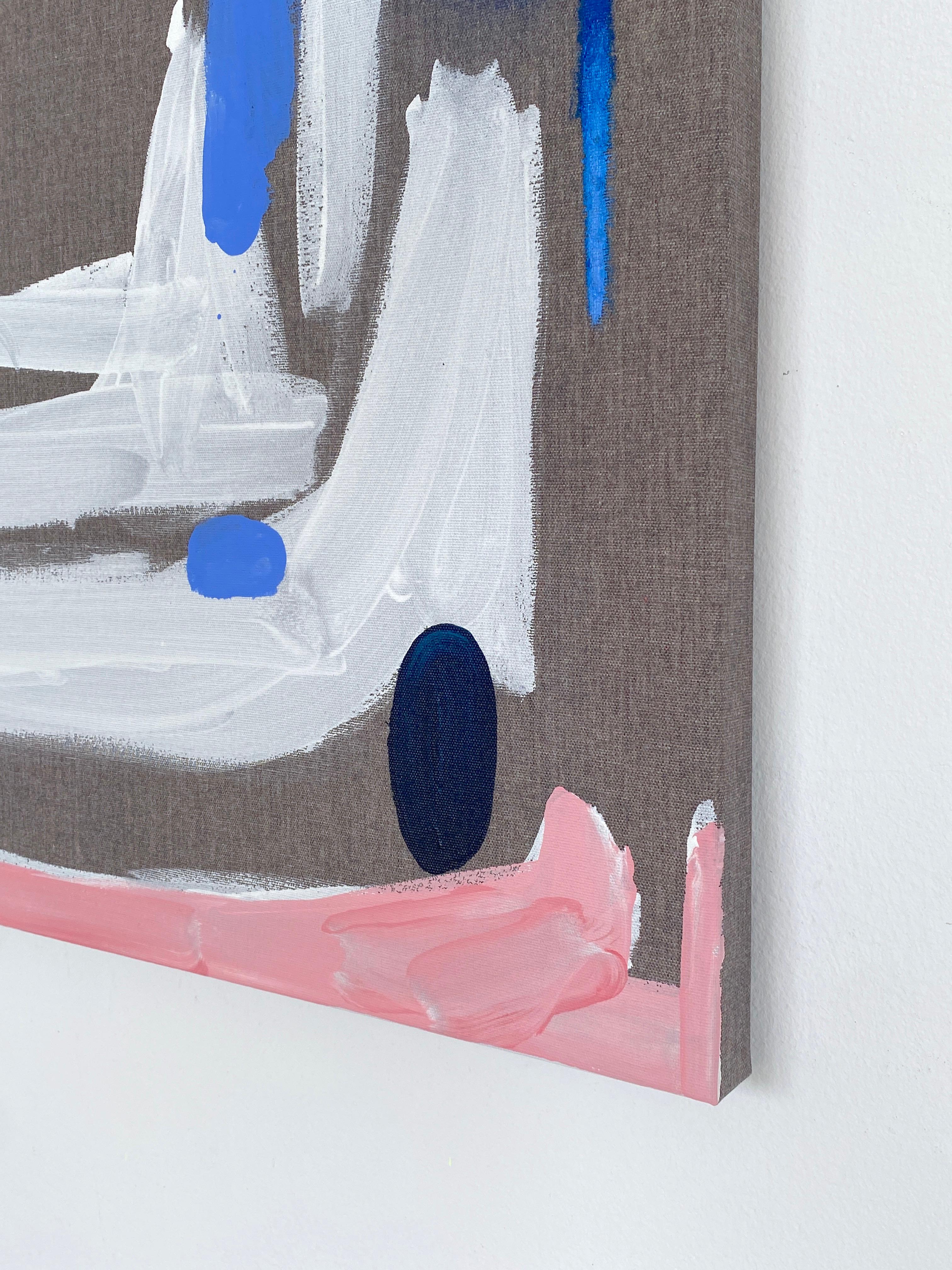 Nuova opera d'arte ABSTRACT Artista contemporaneo Adams Dora Brown Pastello - Painting Astratto di Adam Dora