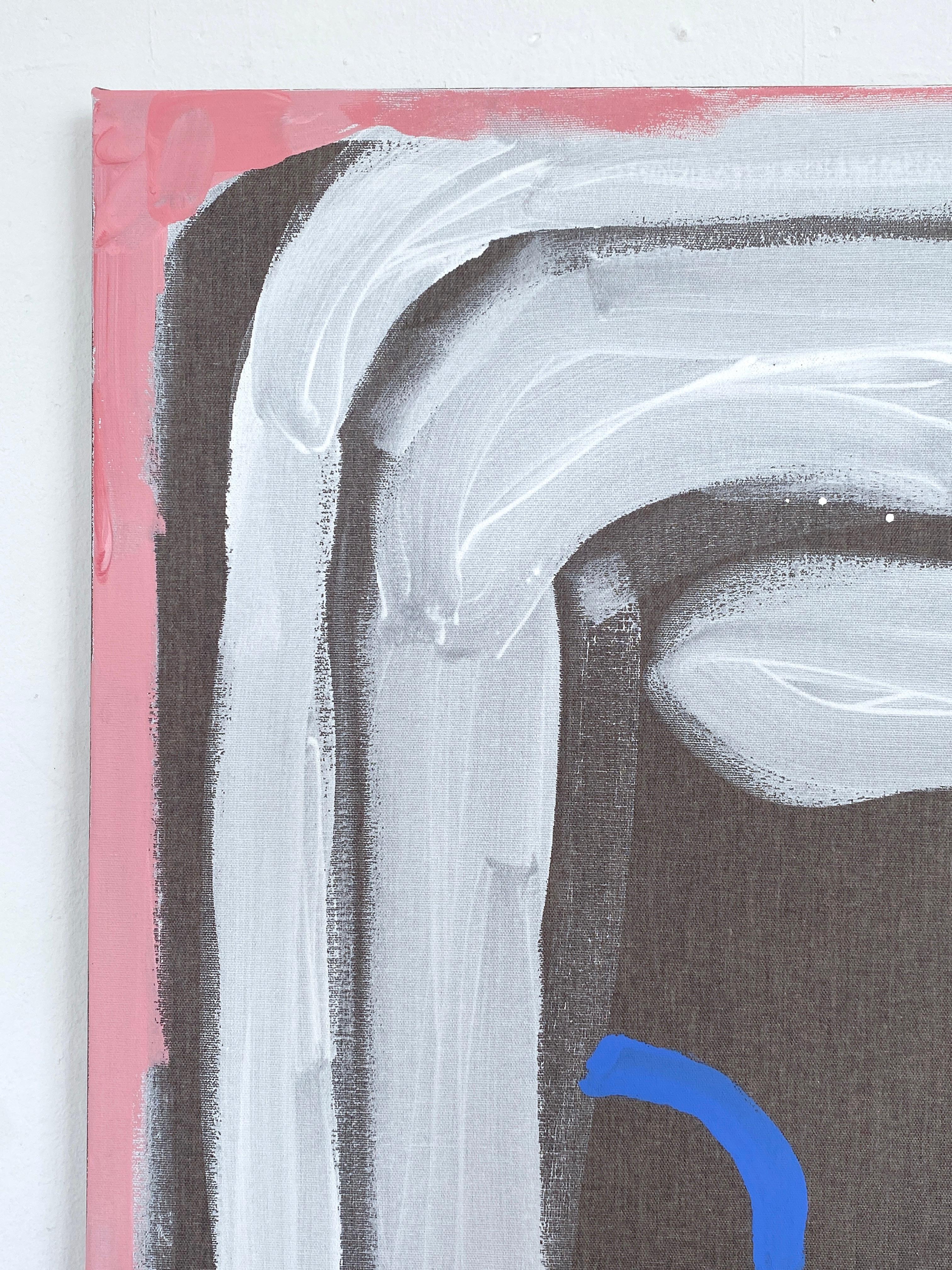 Nuova opera d'arte ABSTRACT Artista contemporaneo Adams Dora Brown Pastello in vendita 2
