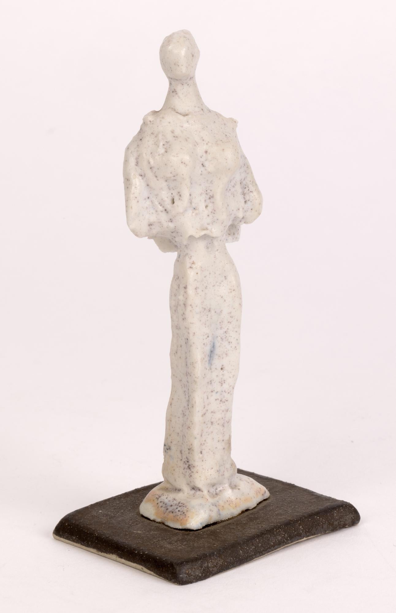 Adam Dworski Sculptural Studio Pottery Figure of a Lady For Sale 3
