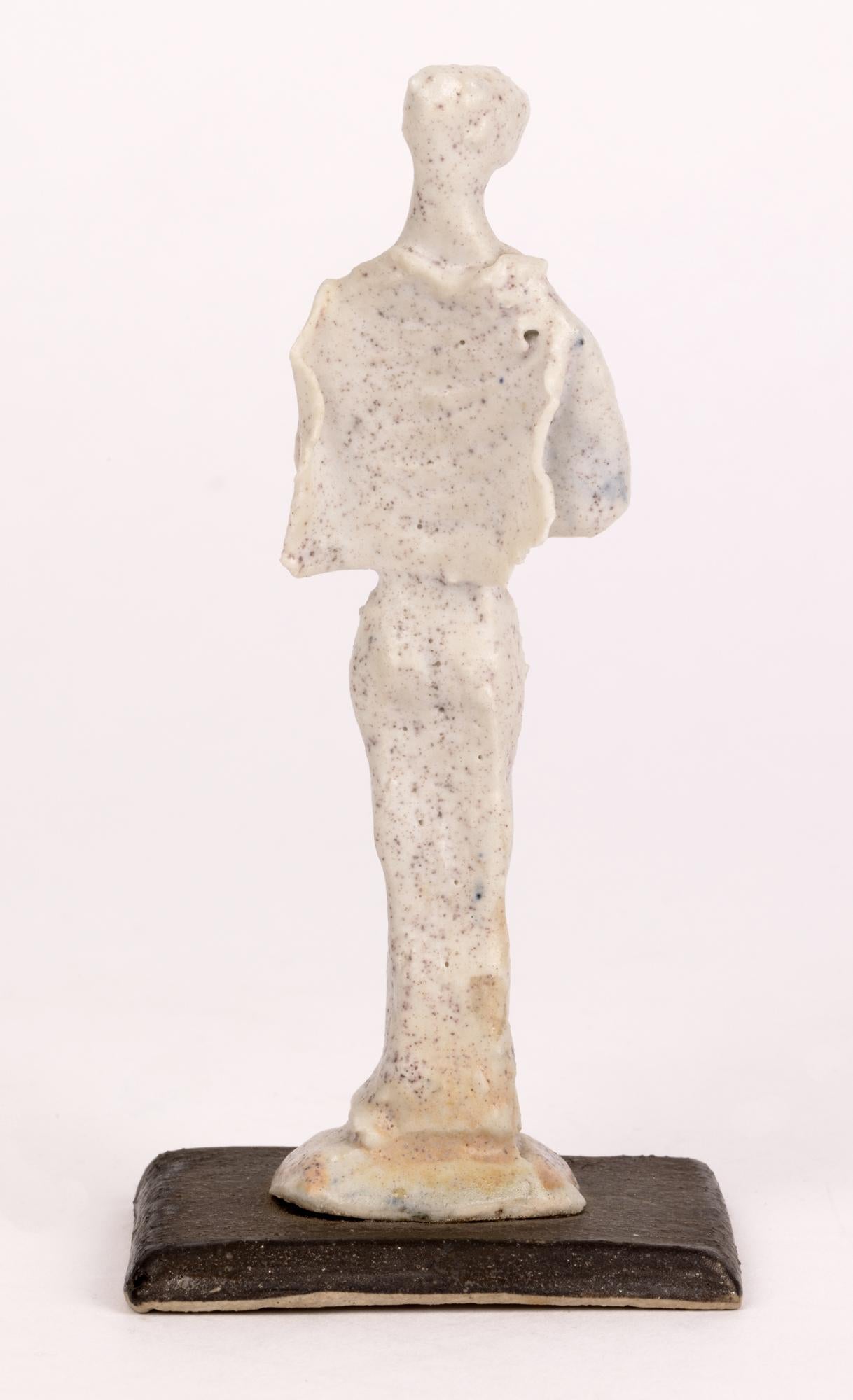 Adam Dworski Sculptural Studio Pottery Figure of a Lady For Sale 1