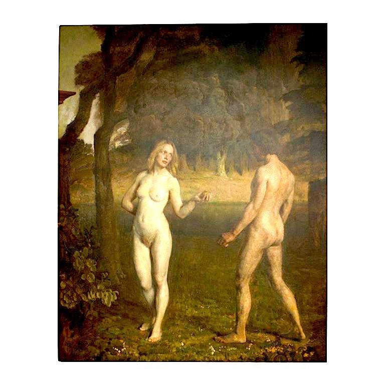 Adam & Eve by Julius Paulsen For Sale 4