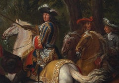 Louis XIV - the Sun King - at the battle of the canal of Bruges