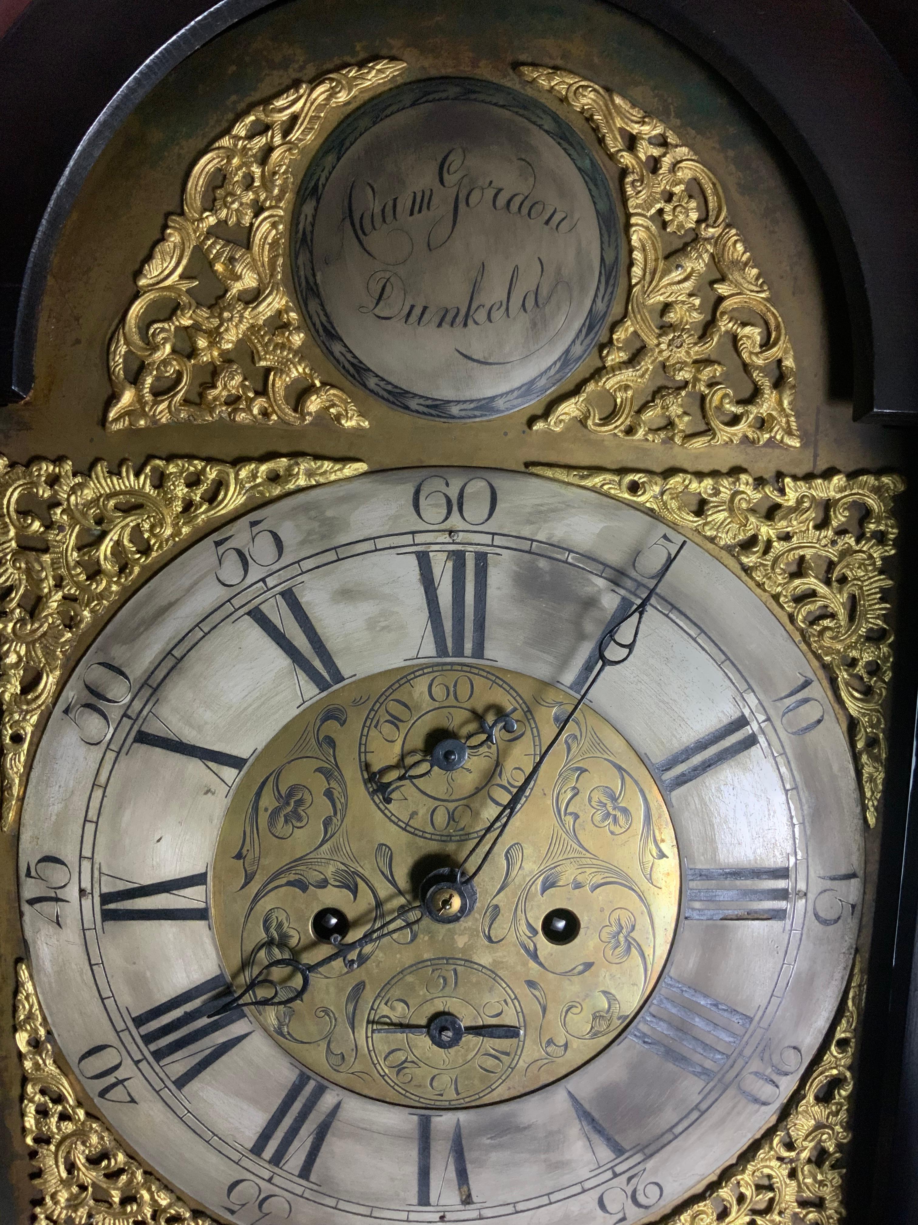 Adam Gordon Dunkeld Long Case ClockClock For Sale 2