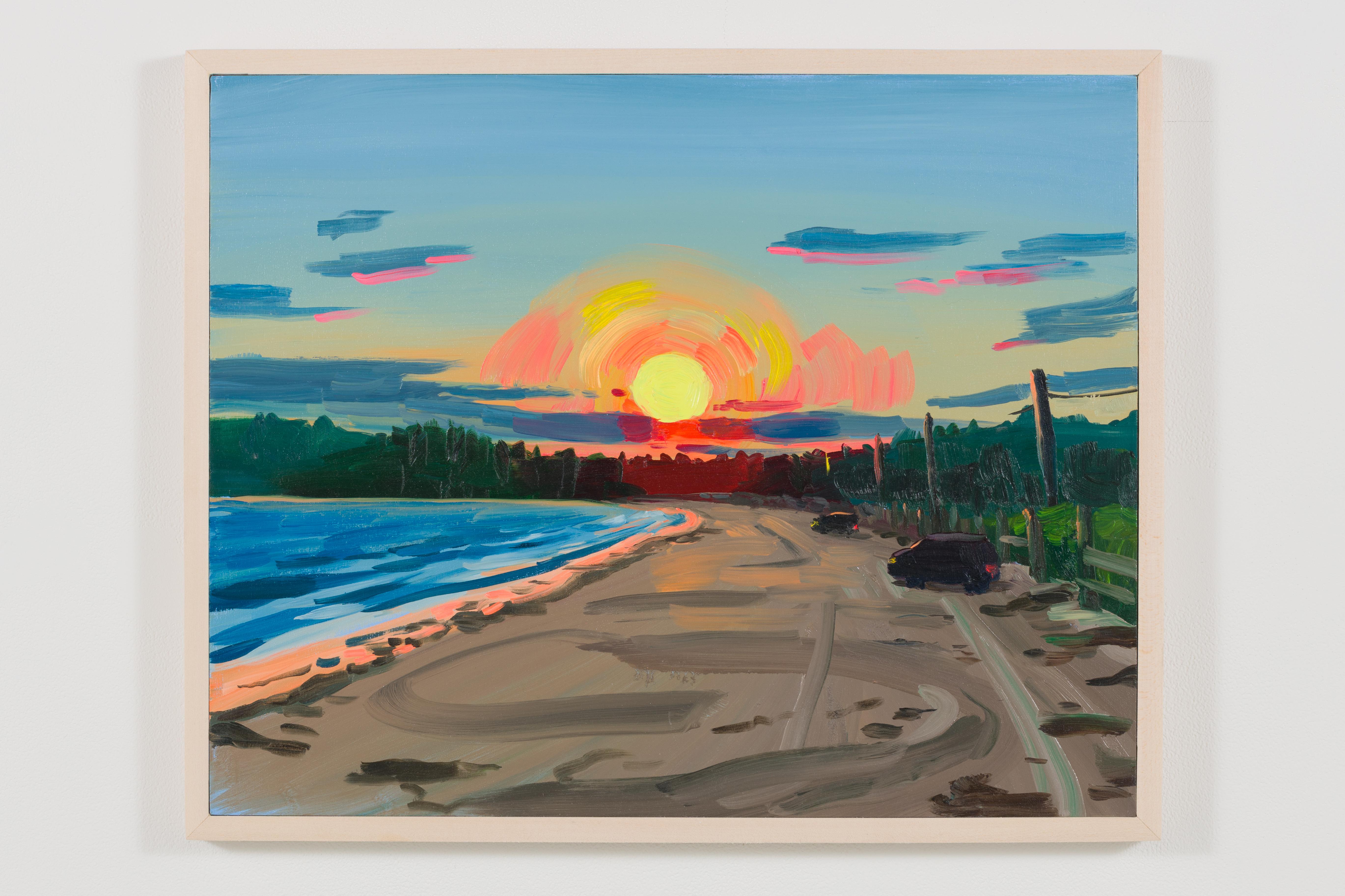 Landscape Painting de Adam Gunn - Crescent Beach Sol