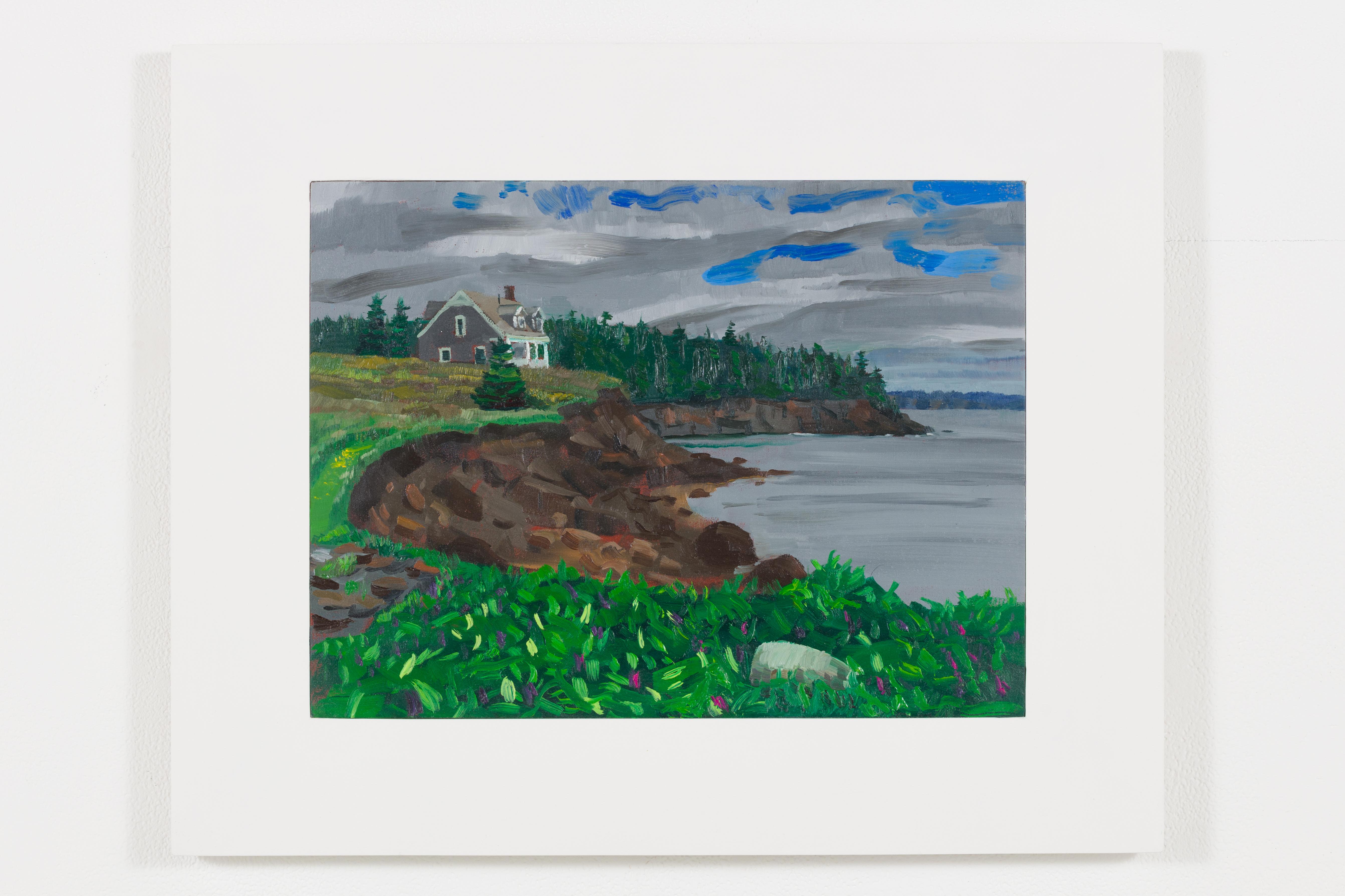 Landscape Painting de Adam Gunn - Mirando desde Kingsburg