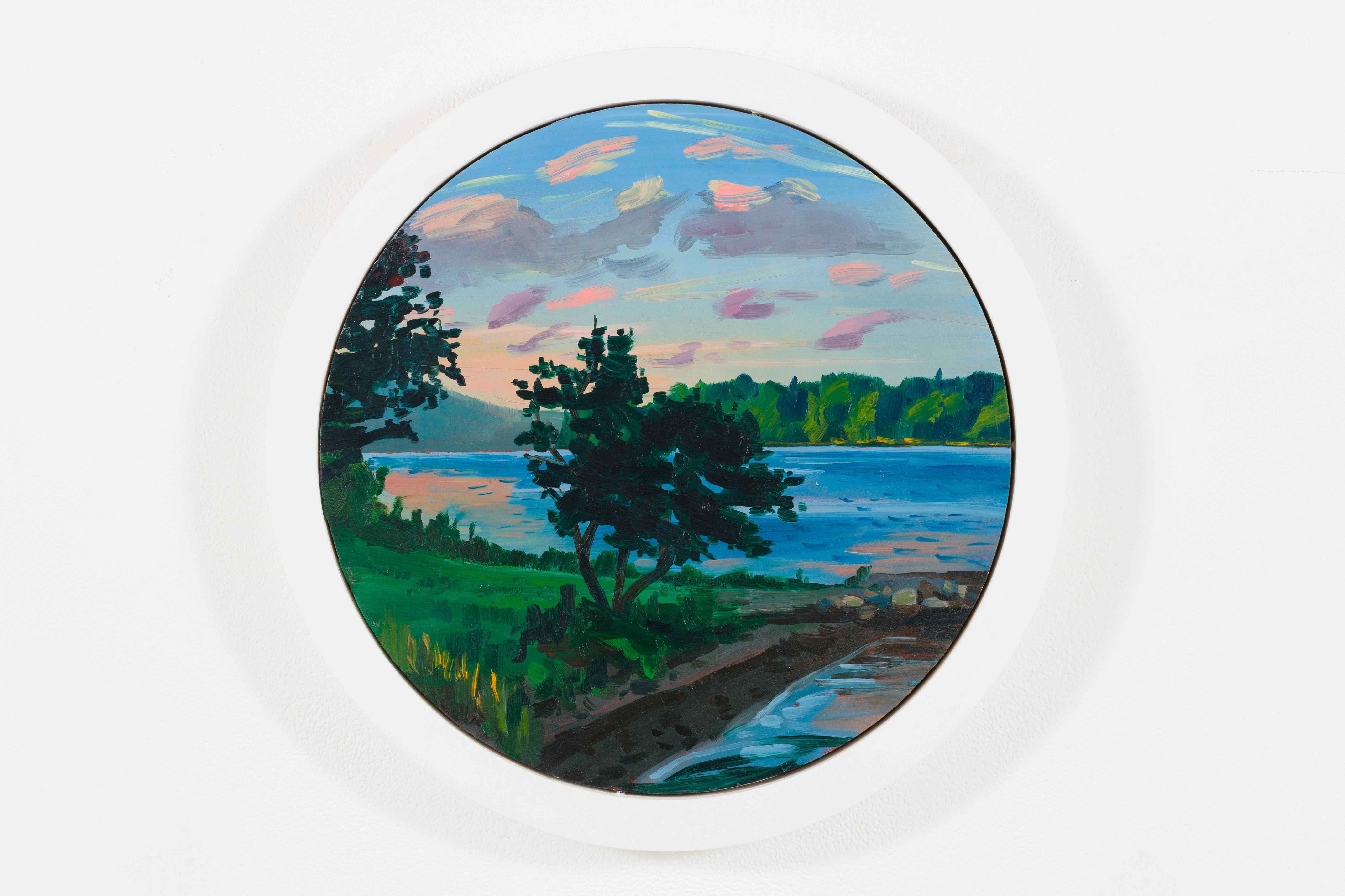 Landscape Painting de Adam Gunn - Lahave Medio