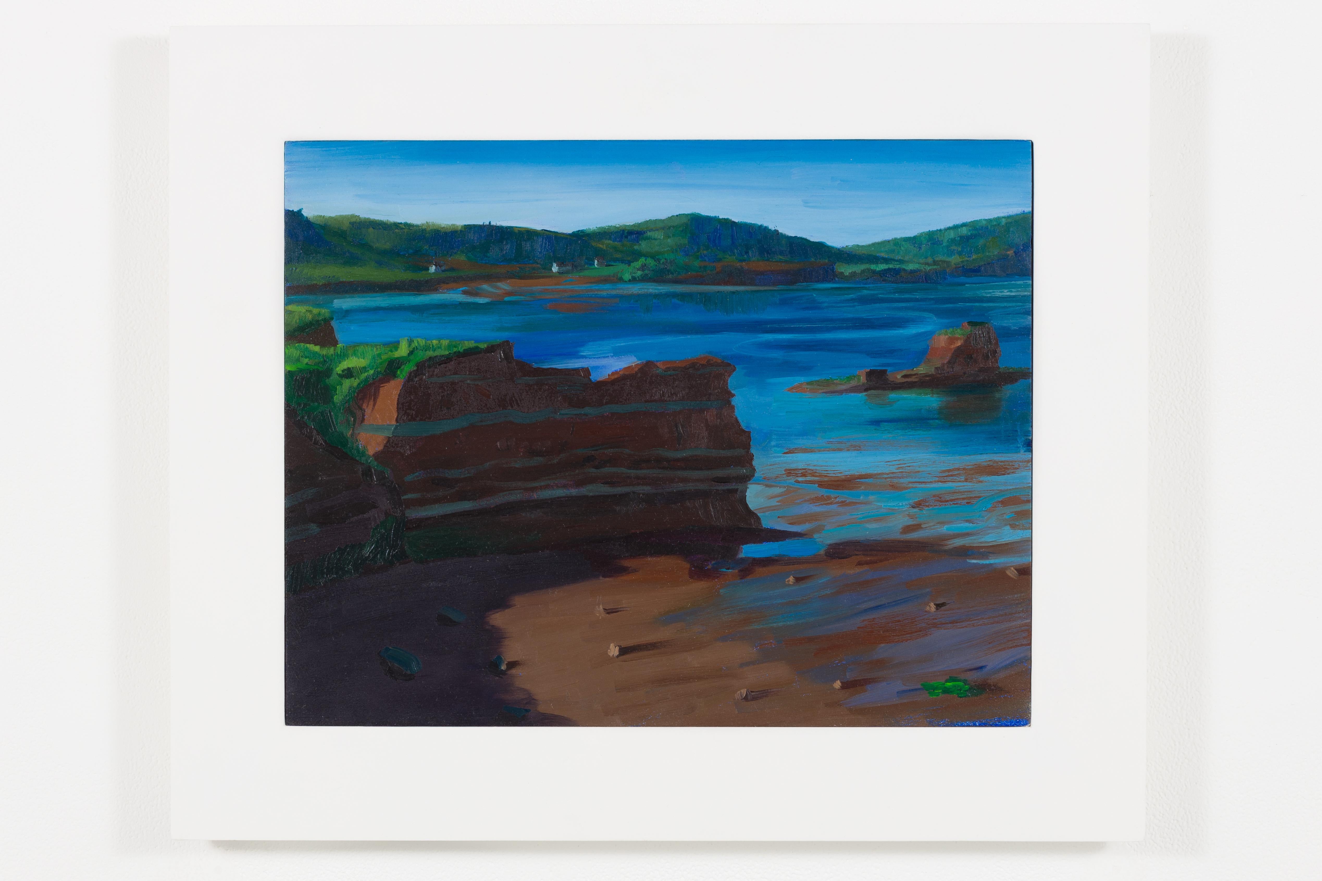 Landscape Painting di Adam Gunn - Camini di North Melford