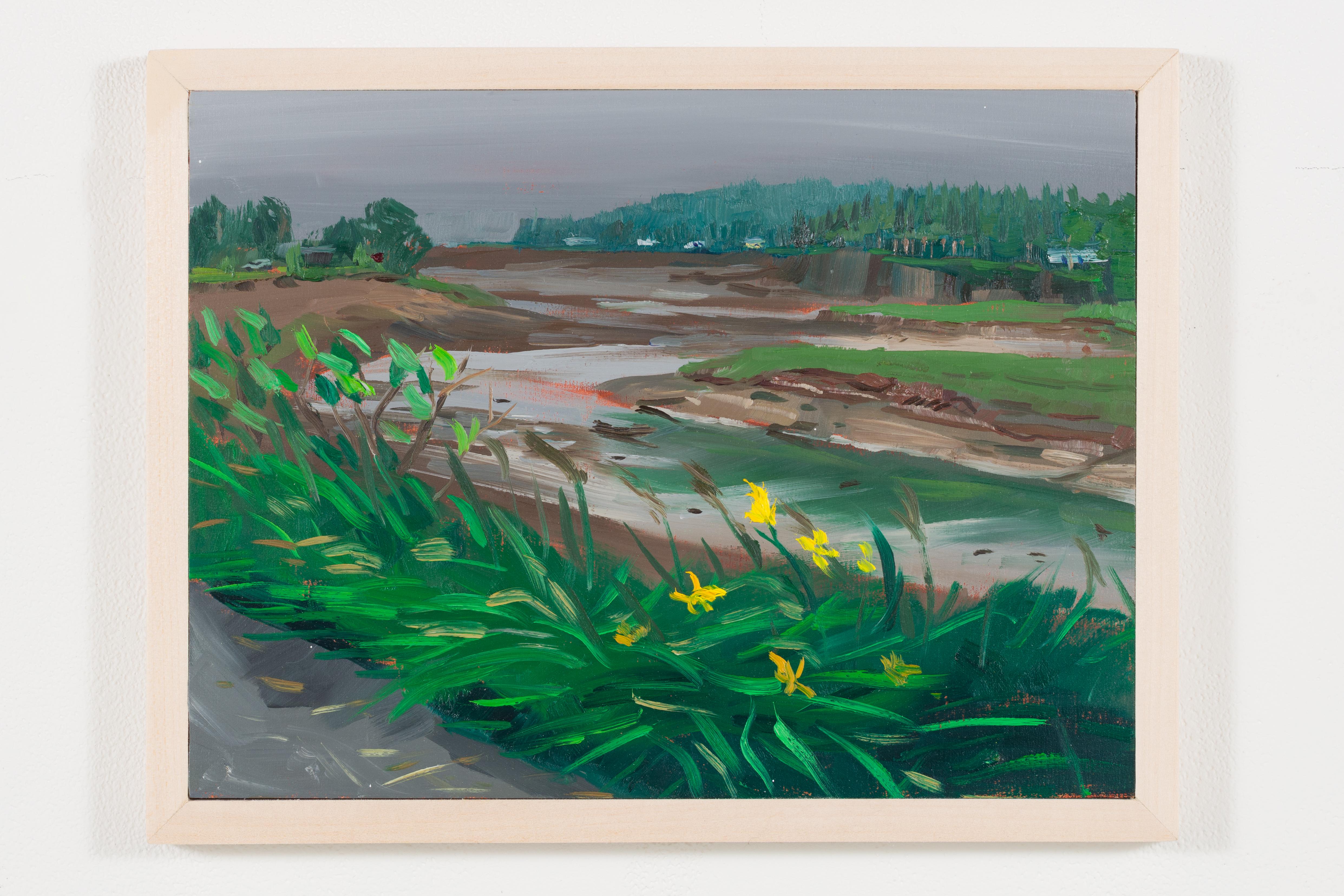 Landscape Painting di Adam Gunn - Sentiero pedonale di Parrsboro