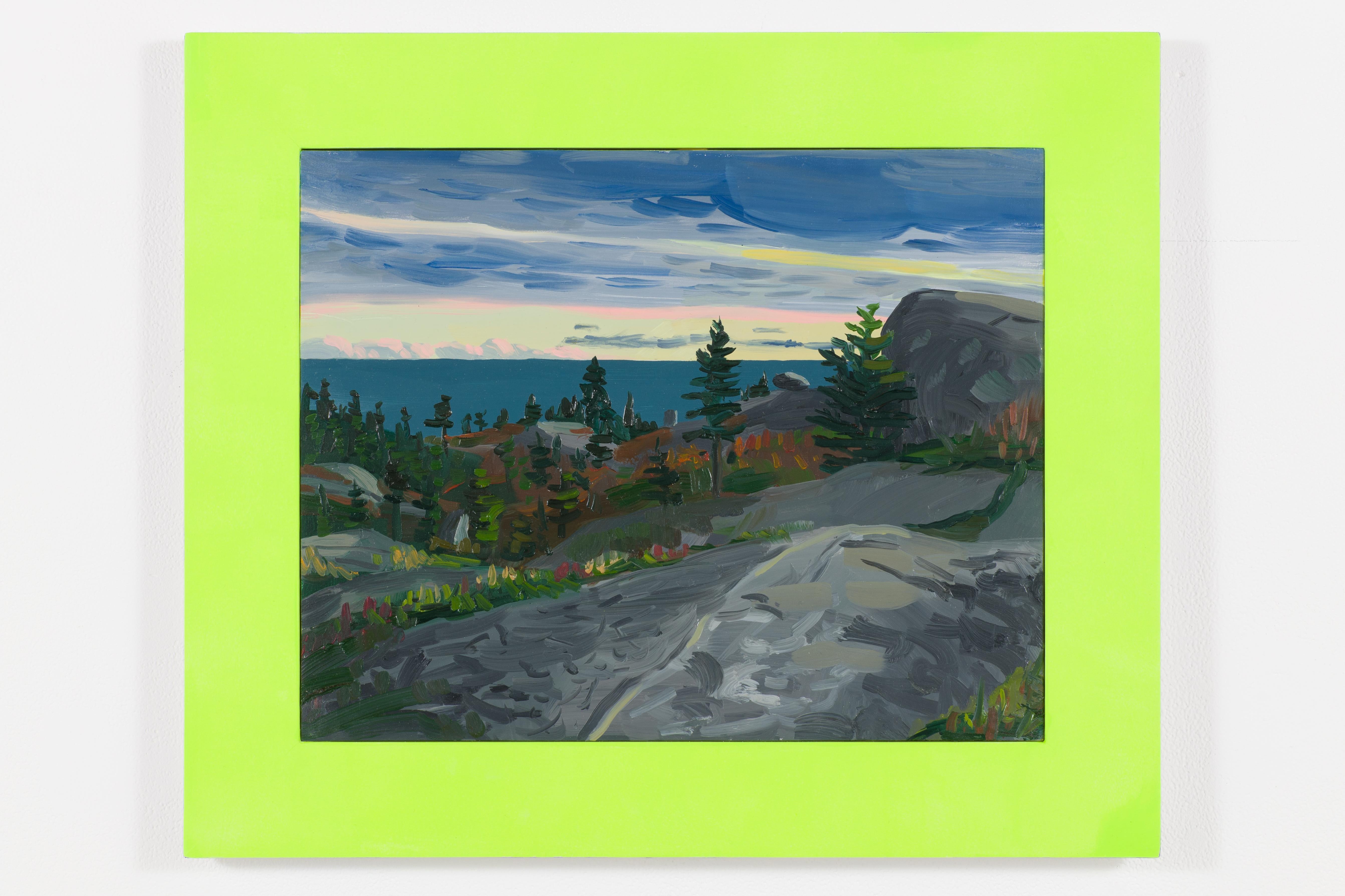 Landscape Painting de Adam Gunn - Vista este de Polly's Cove