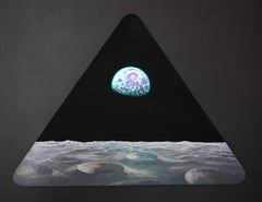 So Long, Contemporary Oil Painting on Wood Panel, Circa 2010, Unframed