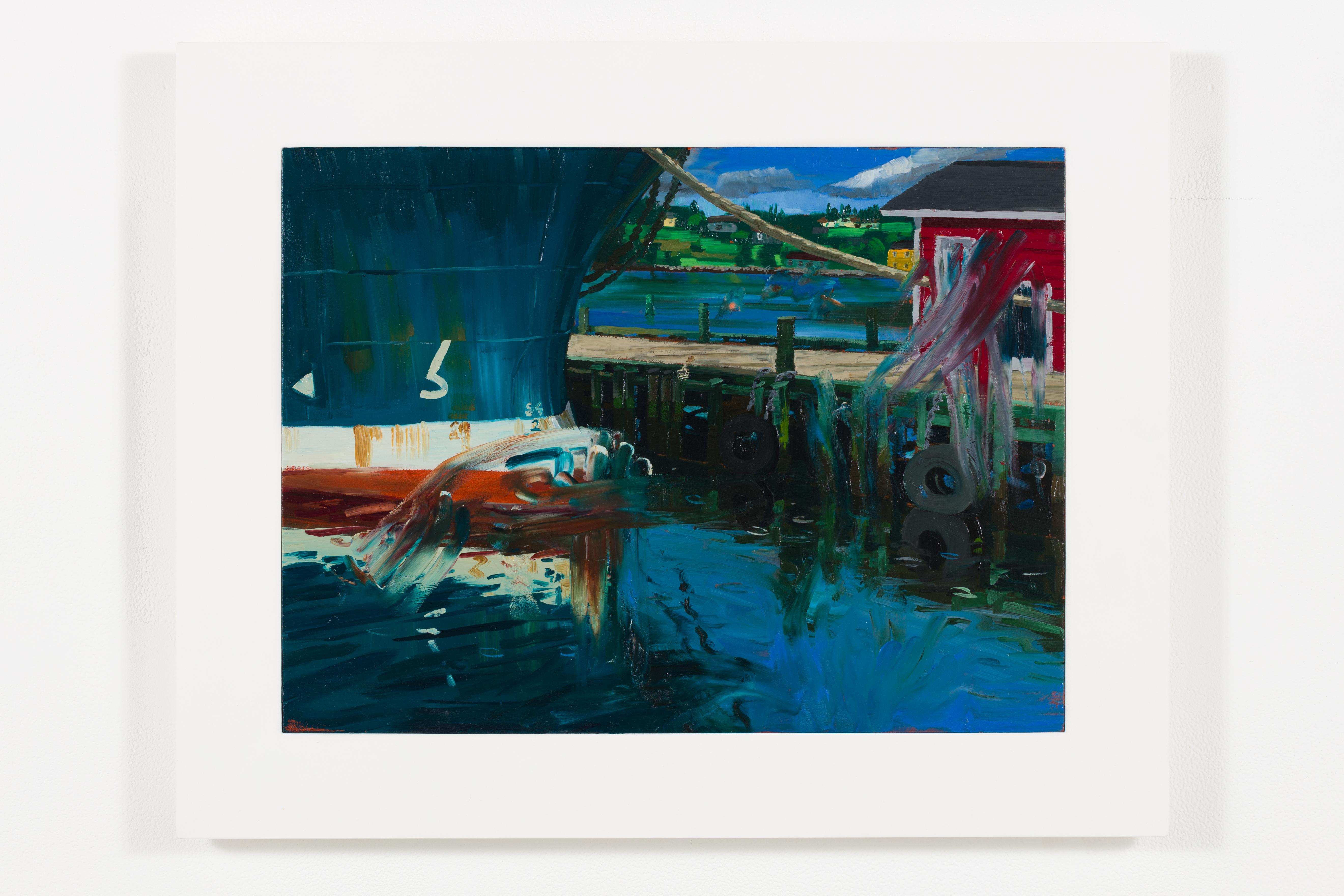 Landscape Painting de Adam Gunn - Tocar la nariz de Maud