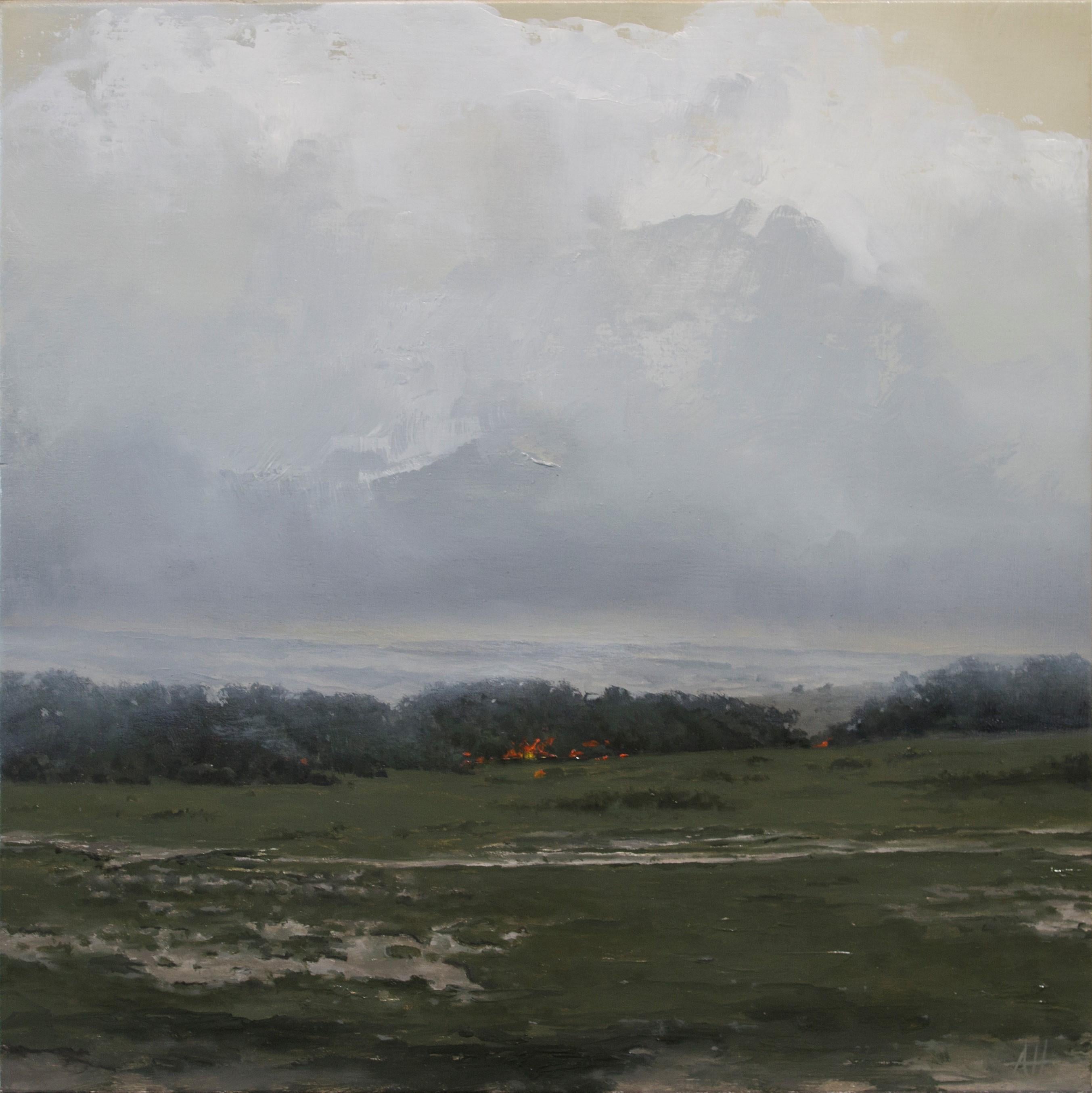 Adam Hall Landscape Painting - When it Turns, Oil painting