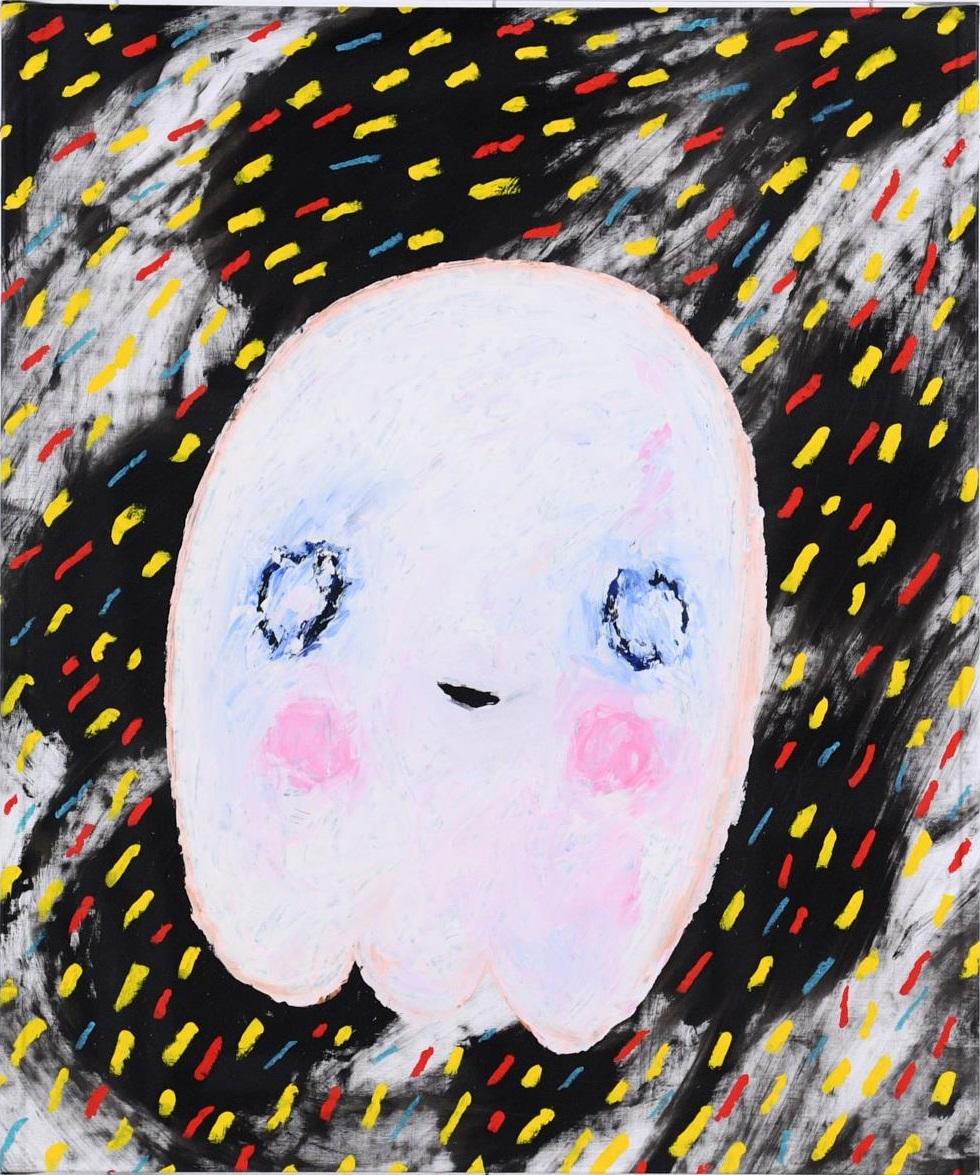 Ghost in Sprinkle Storm - Painting by Adam Handler