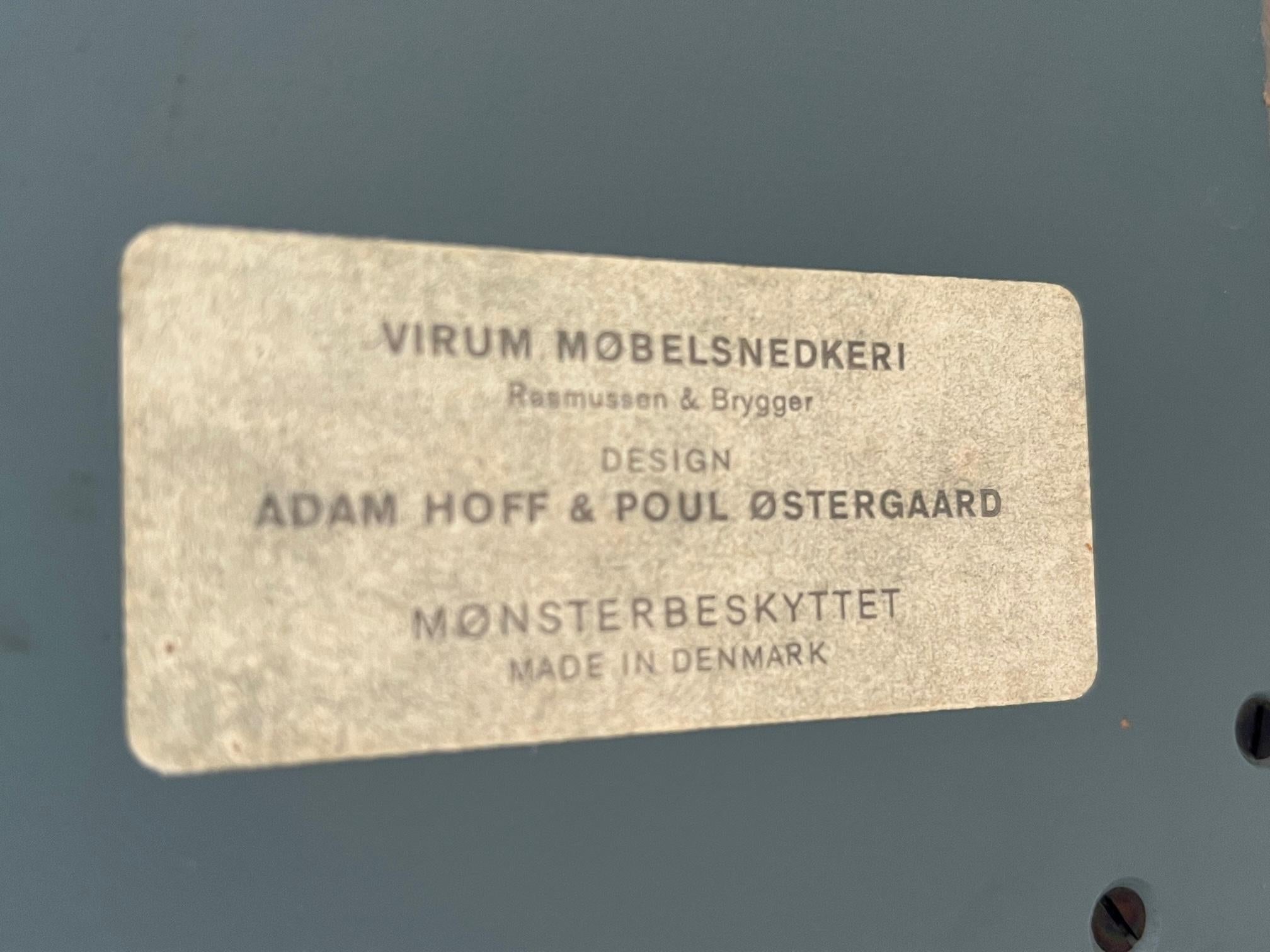 Adam Hoff & Poul Østergaard, Faltbarer Kleiderständer, Dänemark, 1960er Jahre im Angebot 3