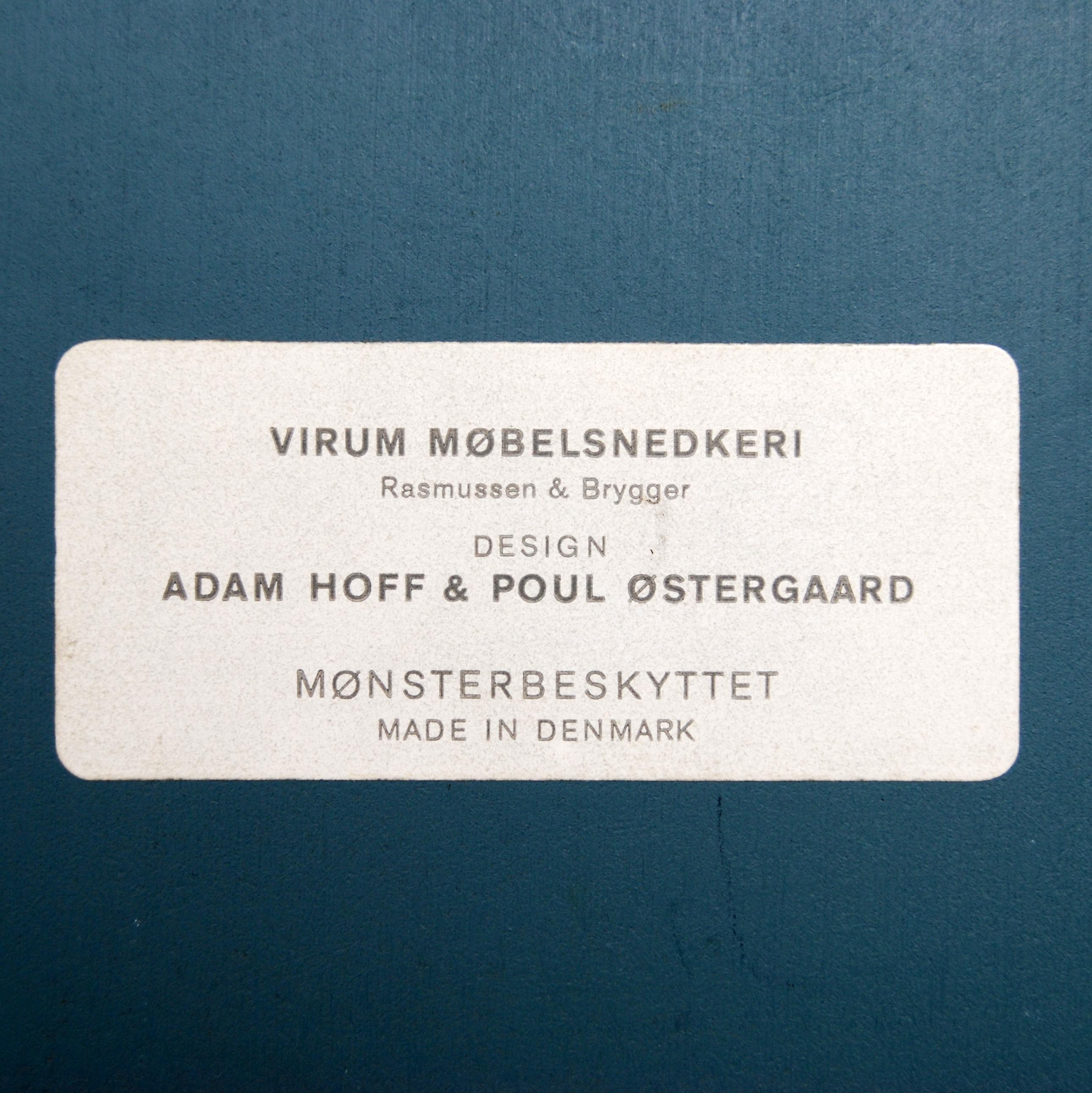 Leather Adam Hoff & Poul Østergaard Trip-Trap Wall Valet for Virum Møbelsnedkeri