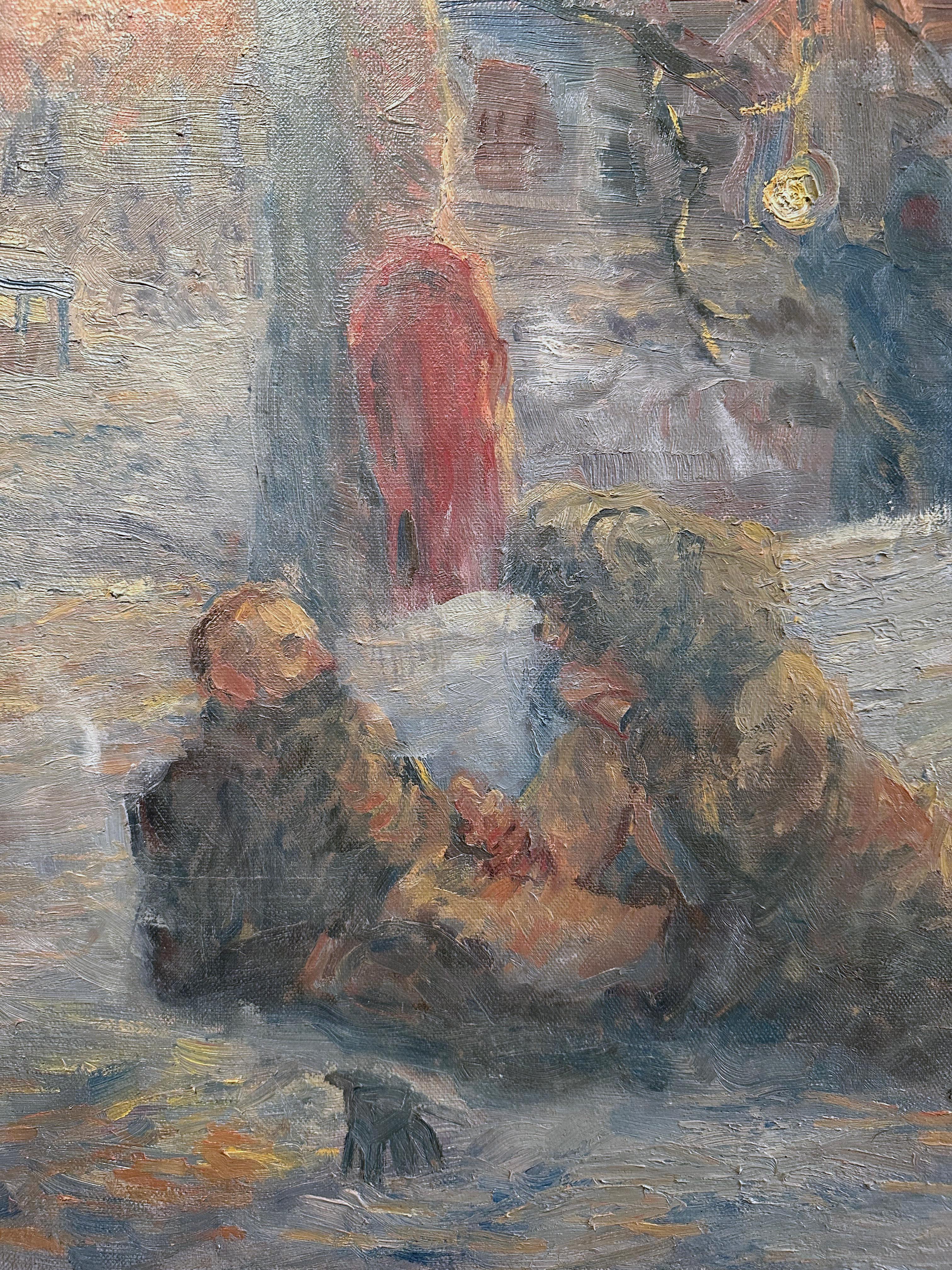 Questa nuova pittura di paesaggio narrativo mi permette la vulnerabilità di cui avevo bisogno per rivendicare la mia pratica artistica come mia.  L'esibizione pubblica di una vita volta alla padronanza di sé fornisce in egual misura trascendenza e