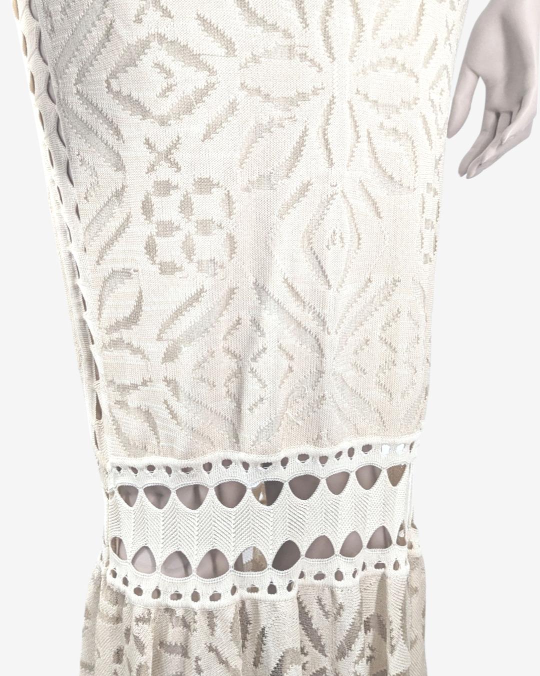Adam Jones Paris Maxi Cut Out Knit Dress 7