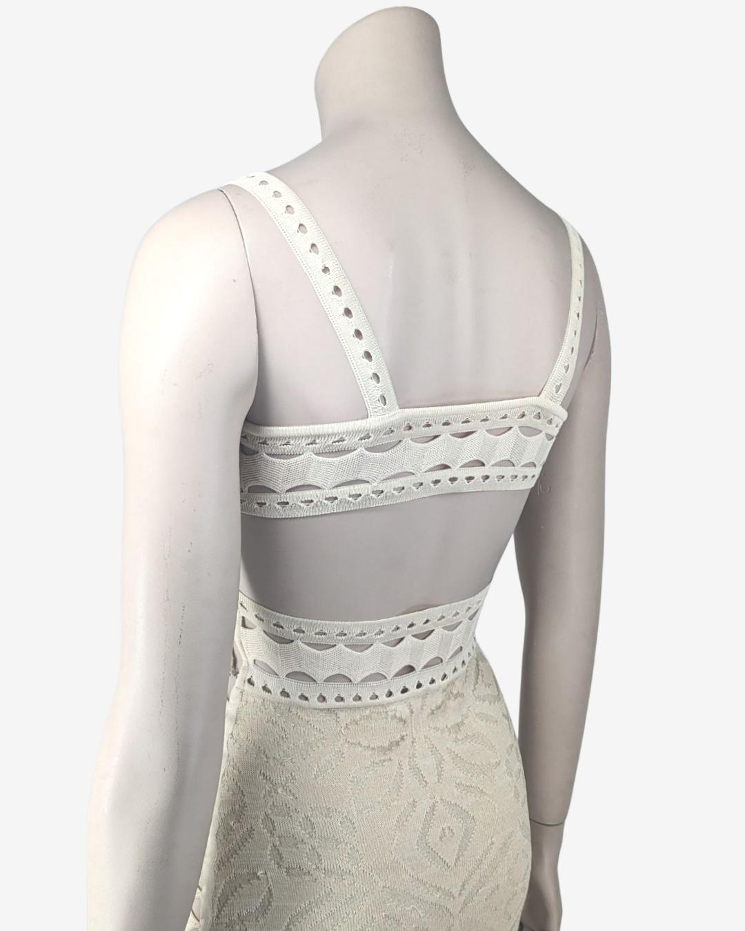 Adam Jones Paris Maxi Cut Out Knit Dress 9