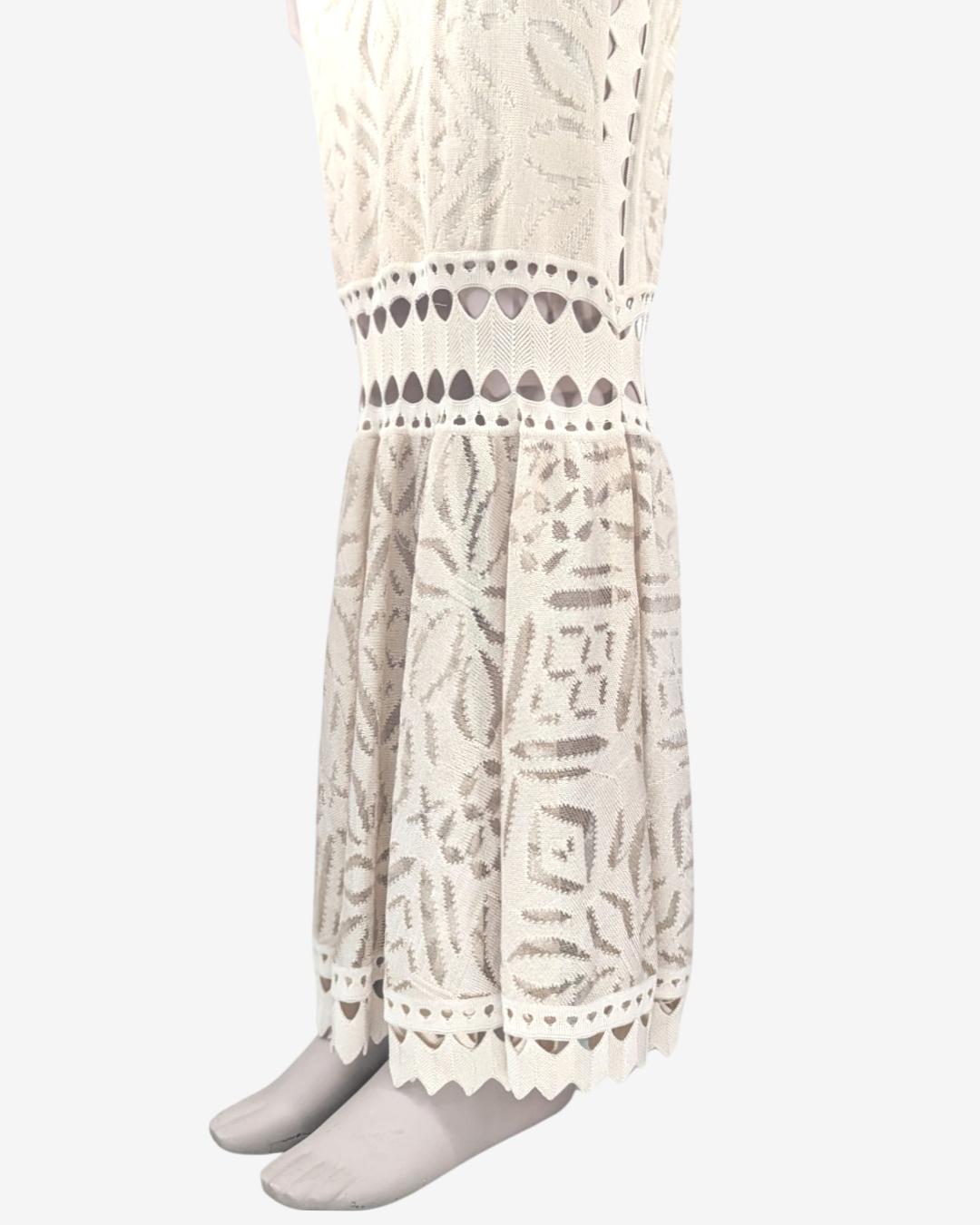 Adam Jones Paris Maxi Cut Out Knit Dress 10