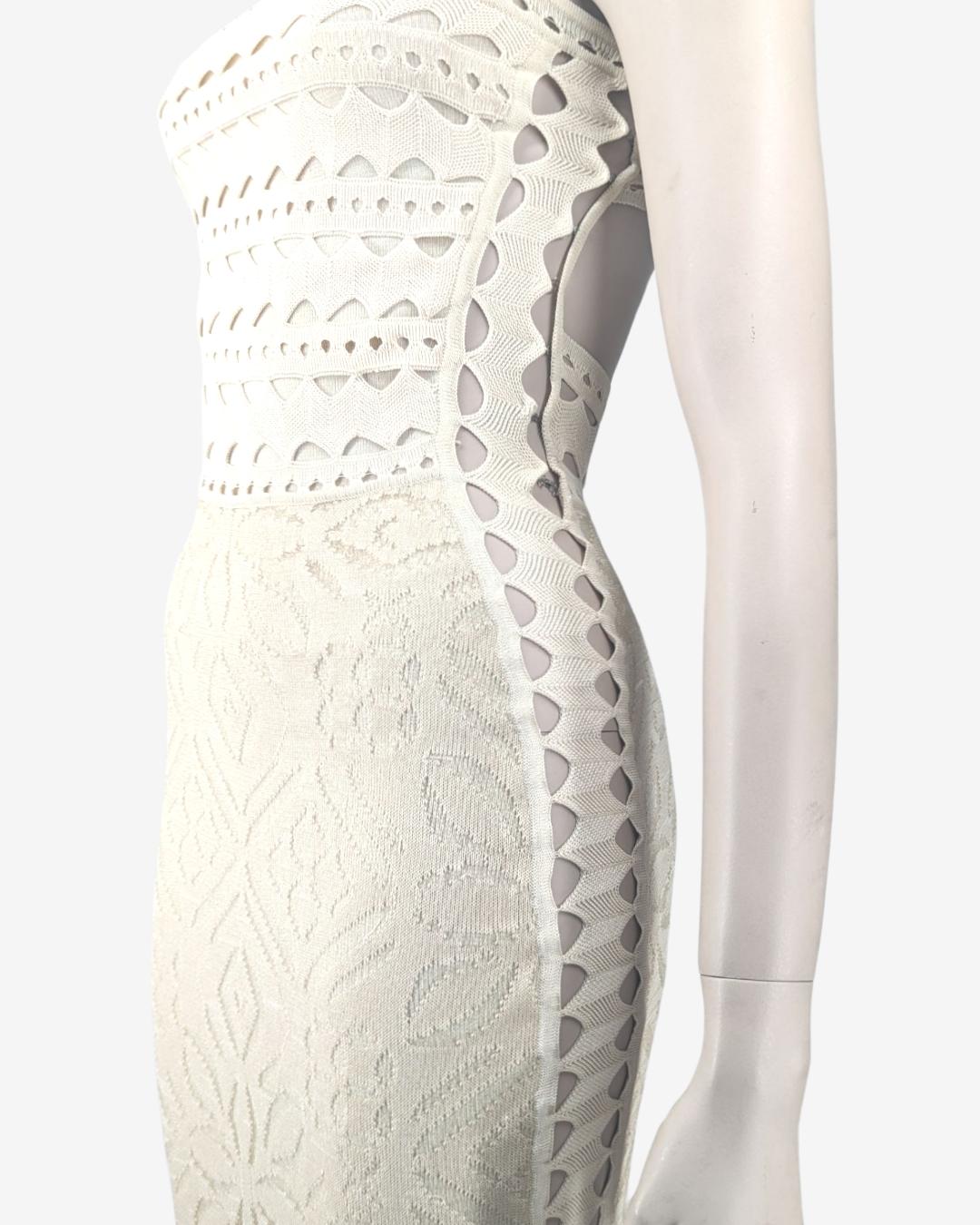 Adam Jones Paris Maxi Cut Out Knit Dress 11