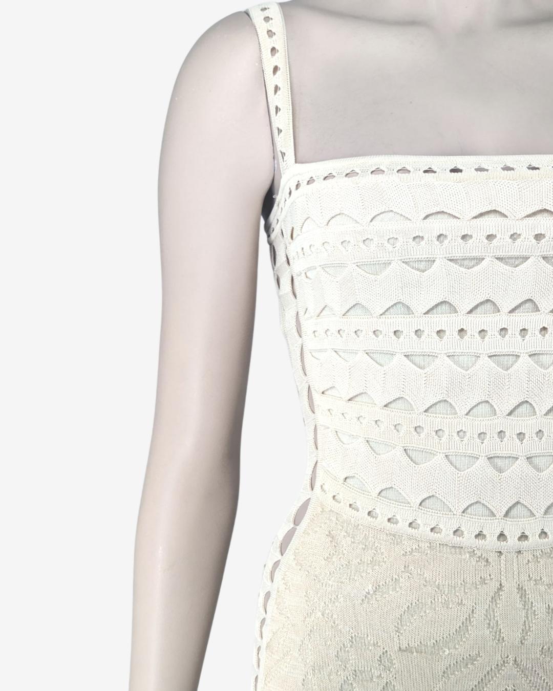 Adam Jones Paris Maxi Cut Out Knit Dress 12