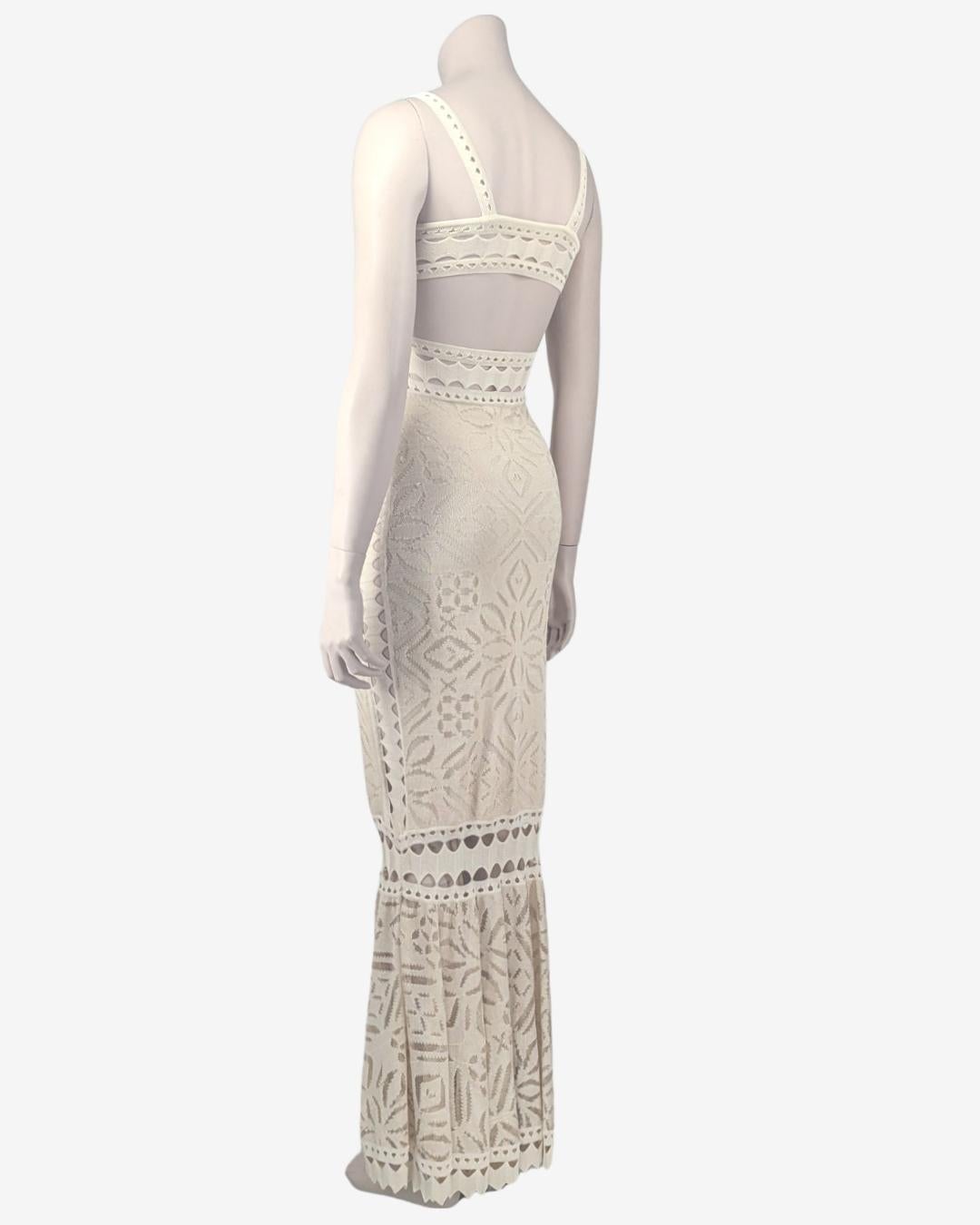 Adam Jones Paris Maxi Cut Out Knit Dress 1