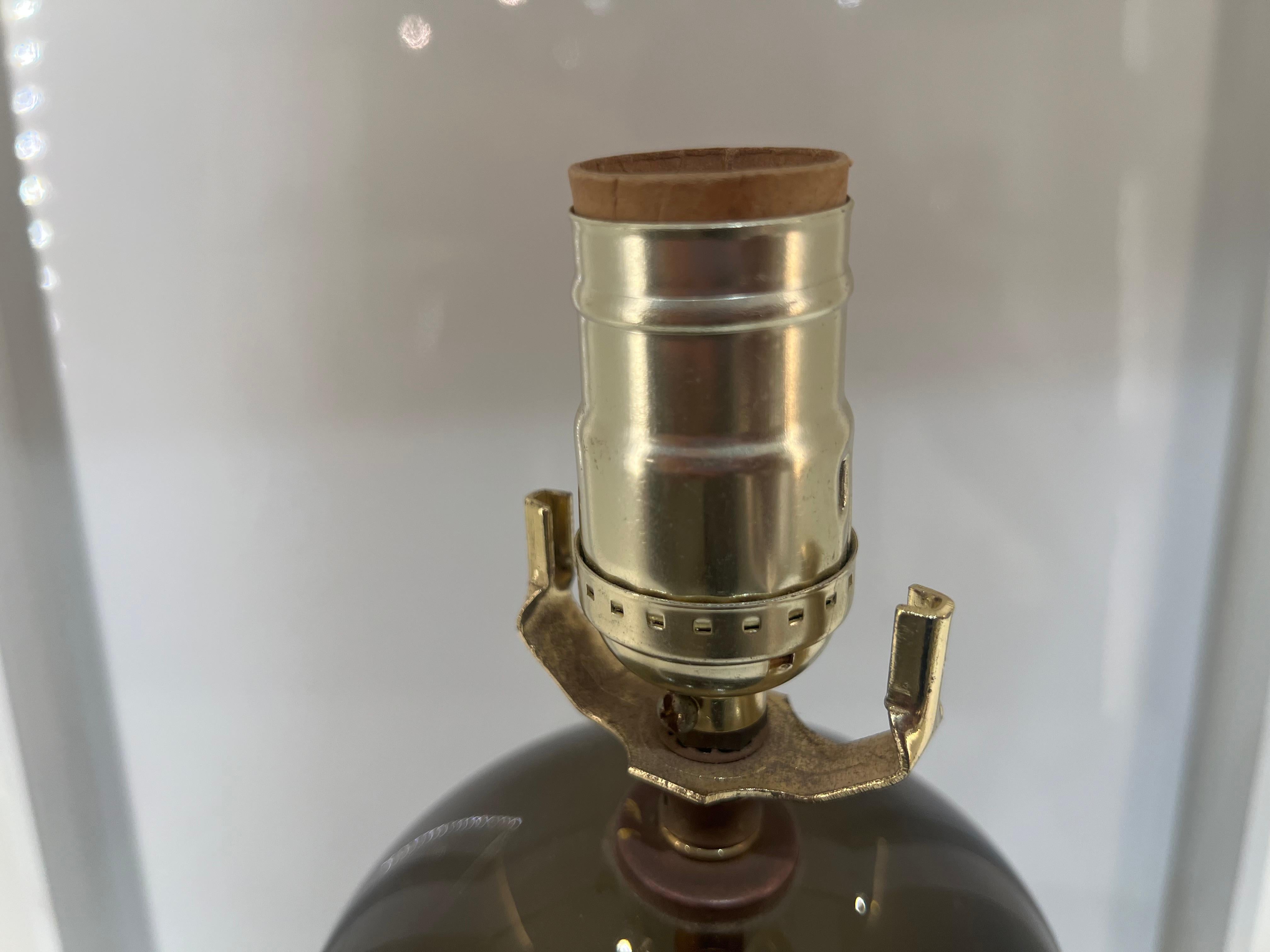 Blown Glass Adam Lamp Small by Porta Romana