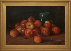 Still Life with Apples and Green Vase, Cleveland School
