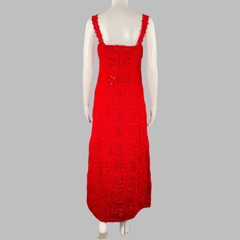 white christmas dresses Novalee Flower Crochet Maxi Dress main image 1