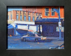 Strip Study, Pittsburgh (Urban Landscape Painting)