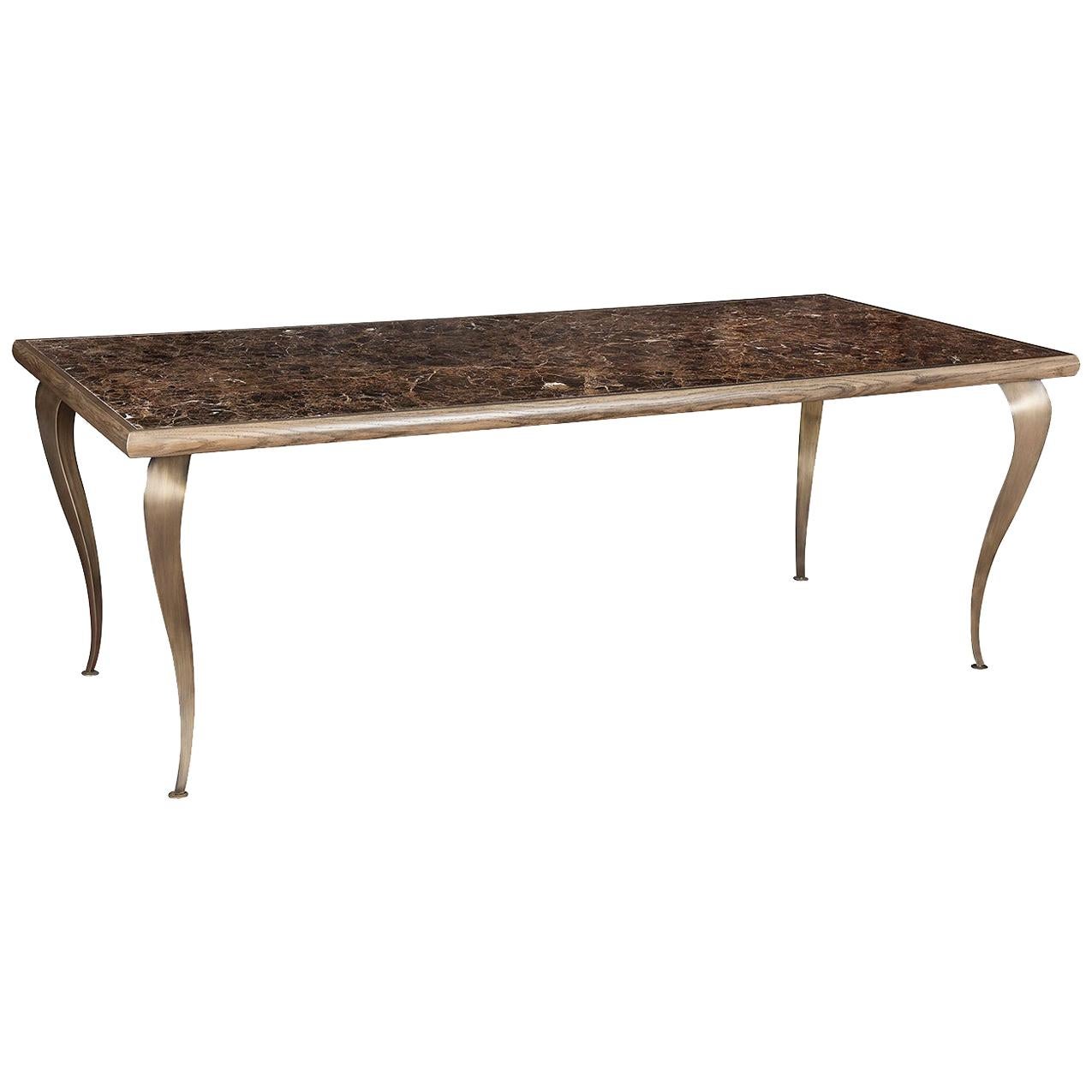 Adam Marble Top Dining Table