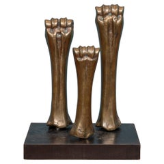 Adam P. Gale "Trío de huesos" Escultura de bronce nº 1