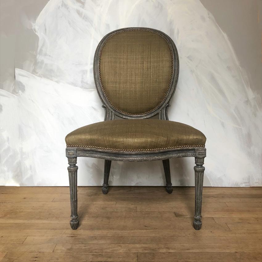 British Adam Painted Side Chair Attributed to Thomas Chippendale