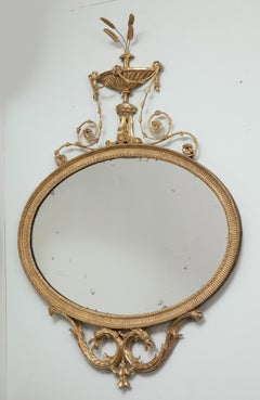 Adam Period Giltwood Mirror