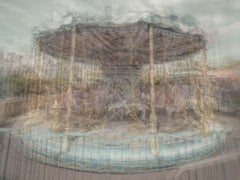 Lonely Child on a Carousel, Photograph, Archival Ink Jet